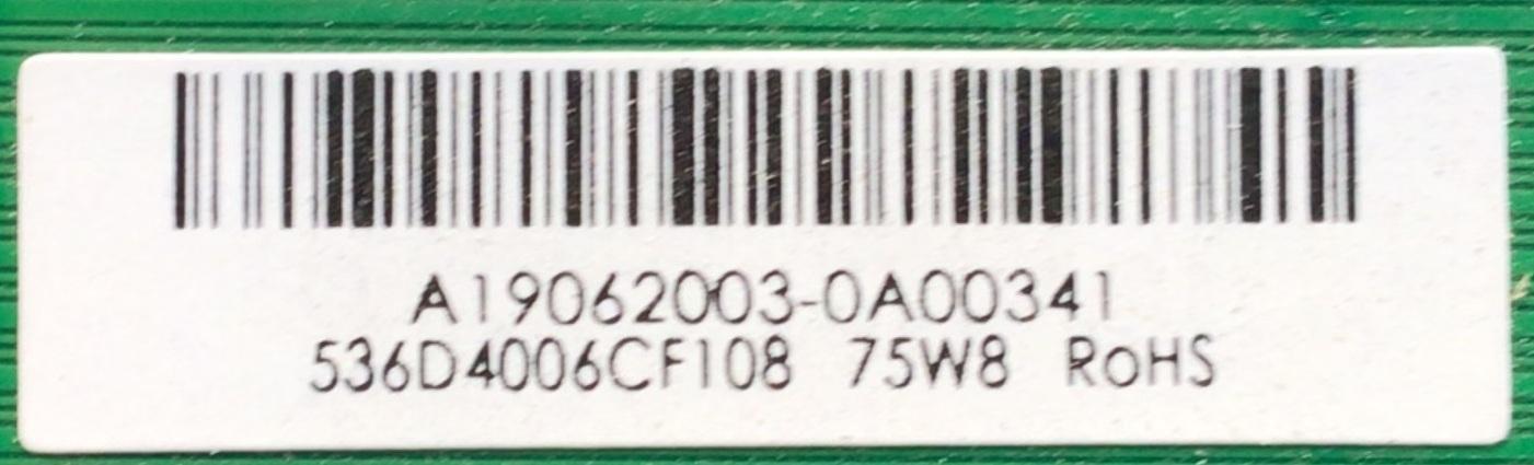 MAIN FUNTE PARA TV VIZIO / NUMERO DE PARTE 515Y16031M11 / TPD.MS1603.PB751 / 2010053985 / 536D5006CF108 / A19062003-0A00341 / MODELO D43FX-F4	 - Imagen 2